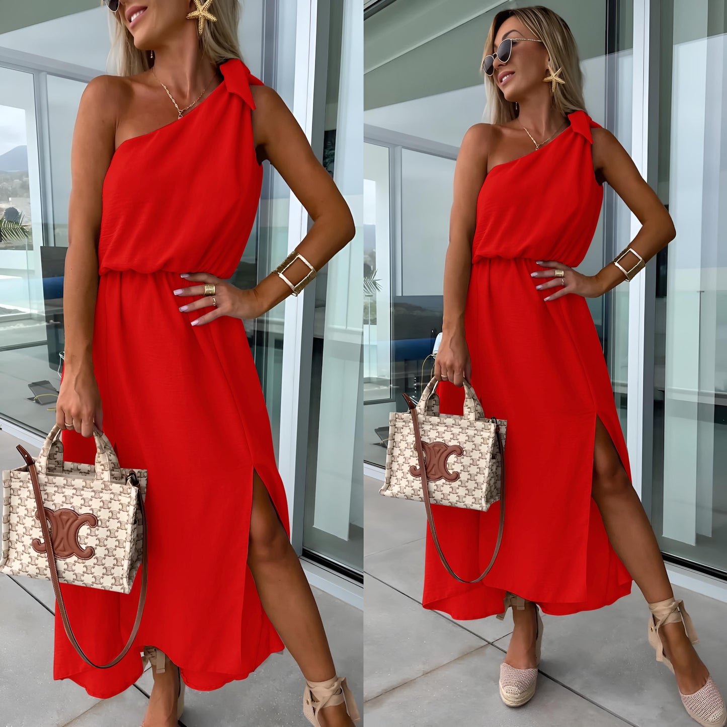 Gena Dress (Red)