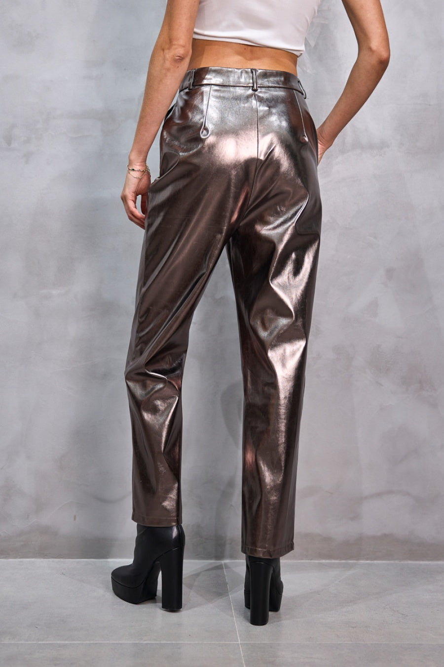 Youm Metallic Trousers
